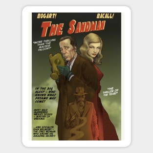 Mock Sandman Movie Poster Sticker